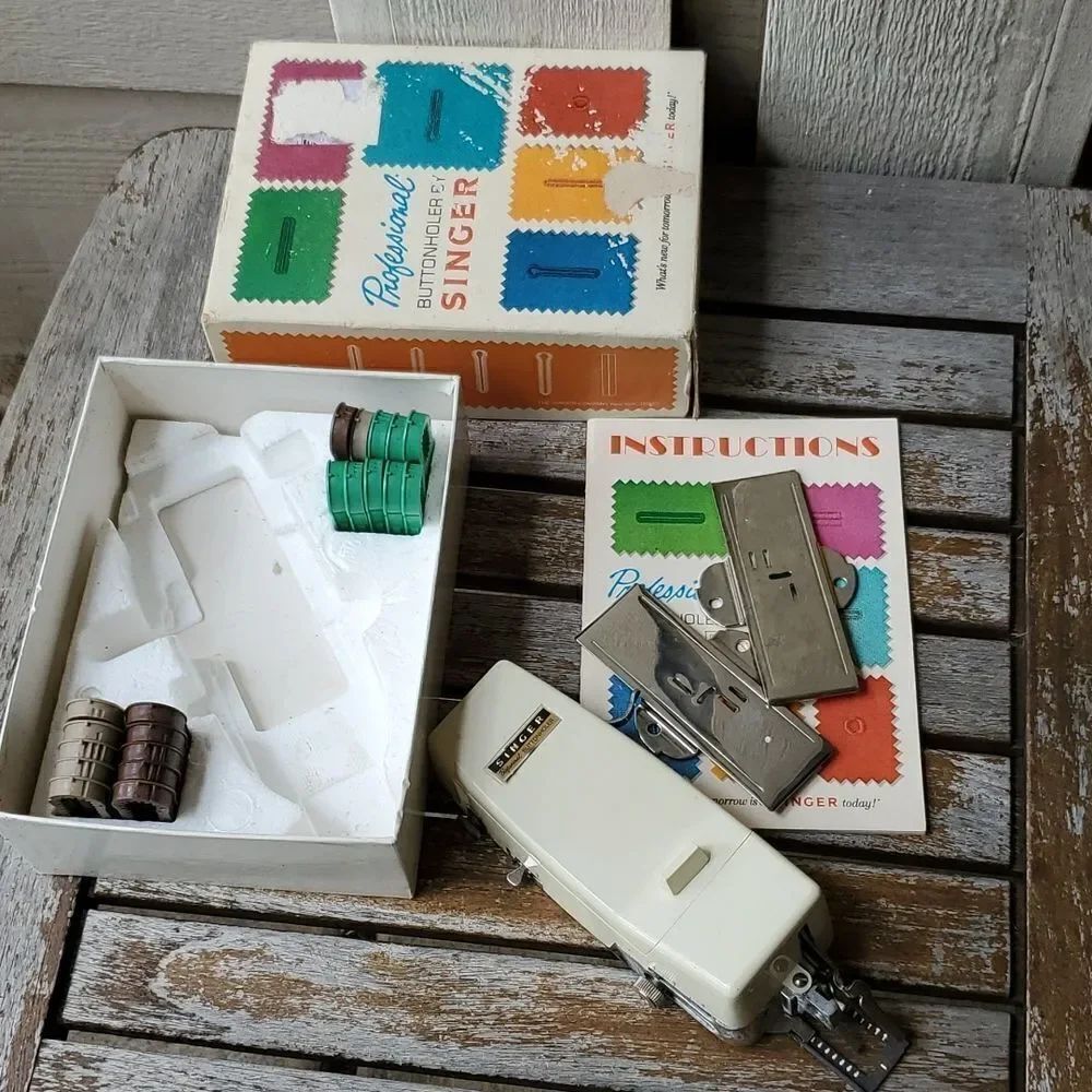 1973 Singer Professional Buttonholer for Slant Needle Zig Zag sewing machines